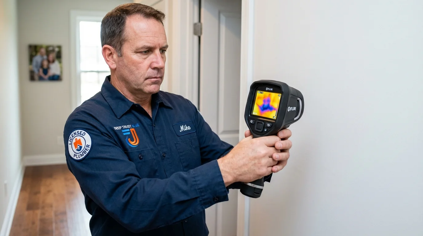 Thermal imaging leak detection by Johns Plumbing LLC in Chualar